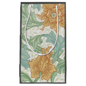 ウィリアム独身のモリス茎花柄 スモールペーパーバッグ (正面)