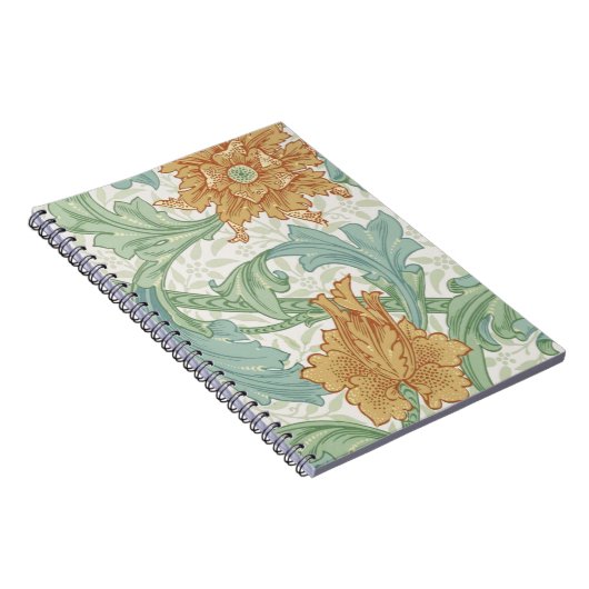 ウィリアム独身のモリス茎花柄 ノートブック (右側)