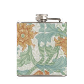 ウィリアム独身のモリス茎花柄 フラスク (裏面)