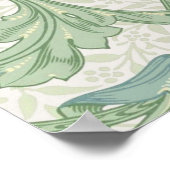 ウィリアム独身のモリス茎花柄 ポスター (角)