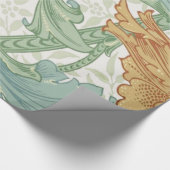 ウィリアム独身のモリス茎花柄 ラッピングペーパー (角)