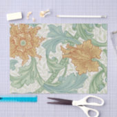 ウィリアム独身のモリス茎花柄 薄葉紙 (クラフト)