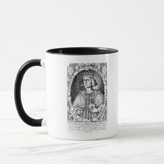 ウィリアム王イギリスのII、1618年 マグカップ (左)
