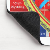 ウィリアム王子およびキャサリンの王室のな結婚式 マウスパッド (コーナー)