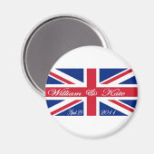 ウィリアム王子とケイト王子 マグネット (正面/裏面)