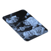 ウィリアム王子一家 2015年12月 青 黒一色 マグネット (右側)