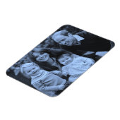 ウィリアム王子一家 2015年12月 青 黒一色 マグネット (左側)