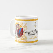 ウィリアム王子及びキャサリンの結婚式のキスのマグ コーヒーマグカップ (正面左)