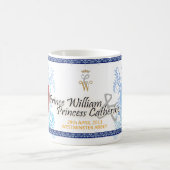 ウィリアム王子及びKateの王室のな結婚式のマグ コーヒーマグカップ (中央)
