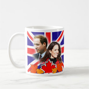 ウィリアム王子及びKateカナダのマグ コーヒーマグカップ