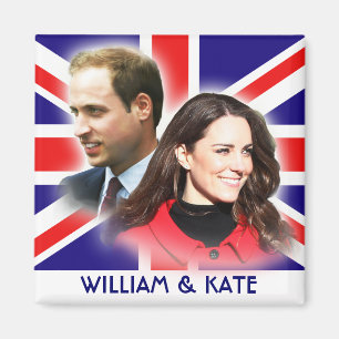 ウィリアム王子及びKate Middletonの磁石 マグネット