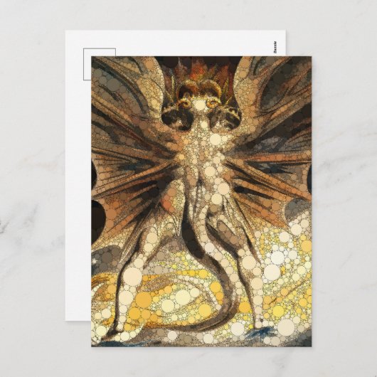 ウィリアム素晴らしブレイクの後の赤い龍 シーズンポストカード (正面/裏面)