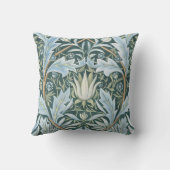 ウィリアム素晴らしモリスフローラ壁紙パターン クッション (裏面)