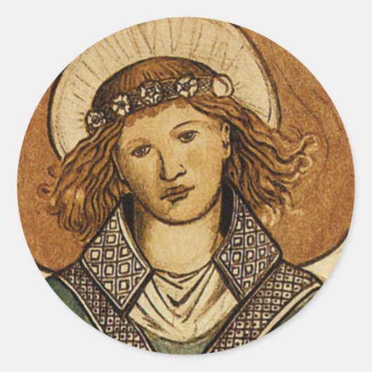 ウィリアム素晴らしモリスヴィンテージ天使 ラウンドシール (正面)