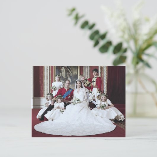 ウィリアム結婚王子とキャサリン・ミドルトン王子 ポストカード (スタンド正面)