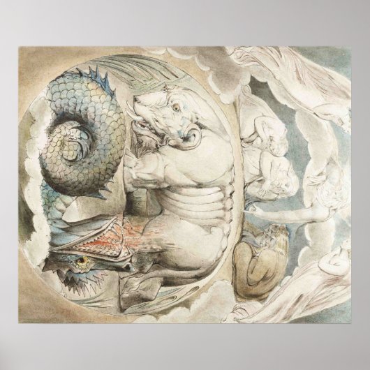 ウィリアム絵画ブレイクアート ポスター (正面)