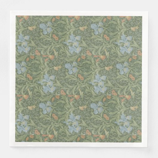 ウィリアム葉モリスヴィンテージフローラバードアイリス (正面)