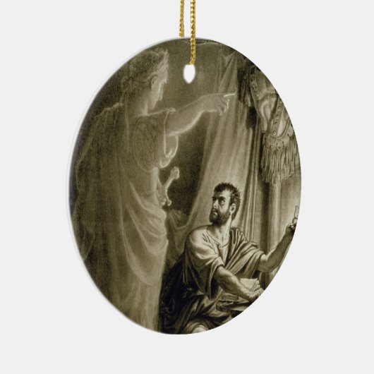 ウィリアム著演劇のガイウス・ユリウス・カエサルの幽霊、 セラミックオーナメント (右)