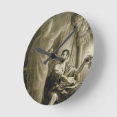 ウィリアム著演劇のガイウス・ユリウス・カエサルの幽霊、 ラウンド壁時計 (傾斜)