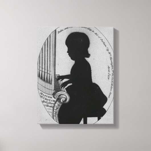 ウィリアム遊クロッチのオルガン キャンバスプリント (正面)