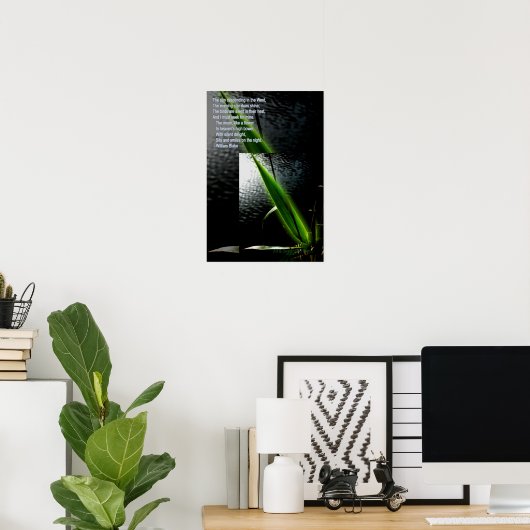 ウィリアム静かブレイク「Delight」詩引用文ポスター ポスター (ホームオフィス)