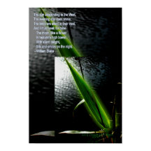 ウィリアム静かブレイク「Delight」詩引用文ポスター