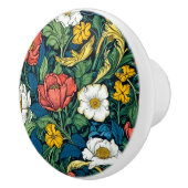 ウィリアム鮮やかモリスアールヌーボーフローラ セラミックノブ (右)