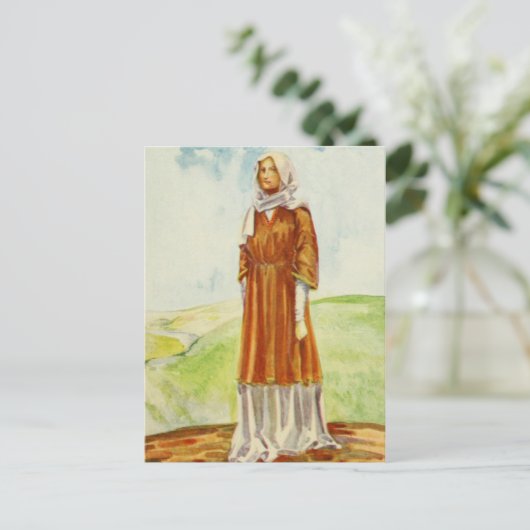 ウィリアム1世の女性の衣装 ポストカード (スタンド正面)