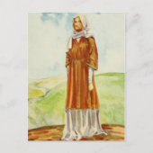 ウィリアム1世の女性の衣装 ポストカード (正面)