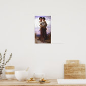 ウィリアム・アドルフィ・ブゲラウ・ヤング・ジプシー ポスター (キッチン)