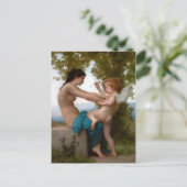 ウィリアム・アドルフィ・ブーゲロー少女が弁護 ポストカード (スタンド正面)