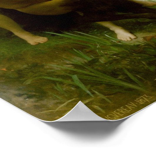 ウィリアム – アドルフブーゲラウ – ニンフとサティール ポスター (角)