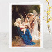 ウィリアム – アドルフブーゲローSONG OF ANGELS 1881 カード (黄色い花)