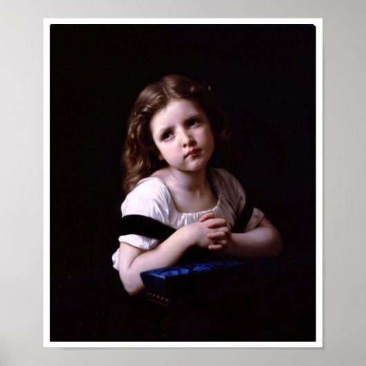 ウィリアム＝アドルフ・ブグルーによる『祈り』 ポスター (正面)