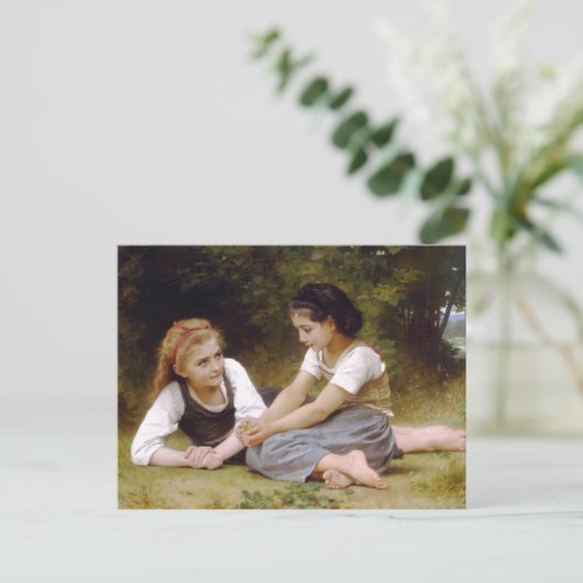 ウィリアム・アドルフ・ブグロー著ナットの採集 ポストカード (スタンド正面)