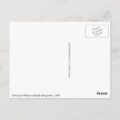 ウィリアム・アドルフ・ブグロー著縫うこと ポストカード (裏面)