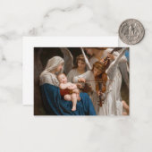 ウィリアム・アドルフ・ブーゲローによる天使の歌 ノートカード (正面/裏面インサイチュ)