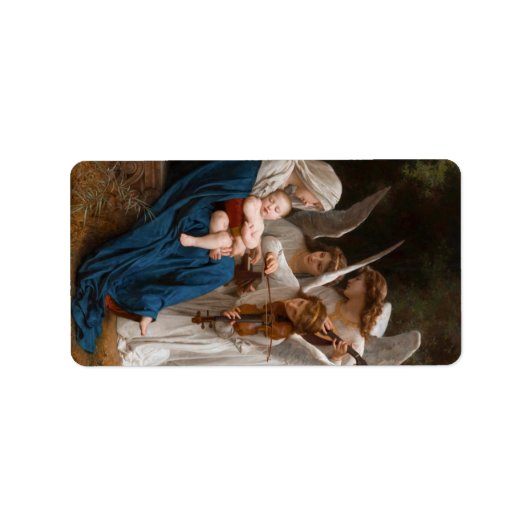 ウィリアム・アドルフ・ブーゲローによる天使の歌 ラベル (正面)