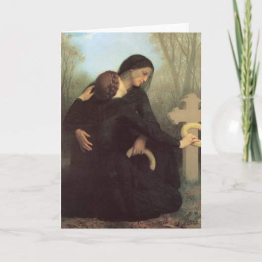 ウィリアム・アドルフ・ブーゲローによる死の日 カード (正面)