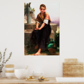 ウィリアム・アドルフ・ブーゲロー:壊れたピッチャー ポスター (キッチン)