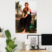 ウィリアム・アドルフ・ブーゲロー:壊れたピッチャー ポスター (ホームオフィス)