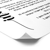 ウィリアム・アーネスト・ヘンリーポスターによるインビクタス詩 ポスター (角)