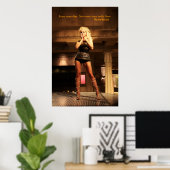 ウィリアム・ウォレス引用文 – すべての男が死ぬ… ポスター (ホームオフィス)