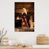 ウィリアム・ウォレス引用文 – すべての男が死ぬ… ポスター (キッチン)