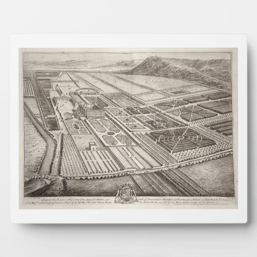 ウィリアム・カベンディッシュのチャッツワースハウス(1640年 –  フォトプラーク (正面)