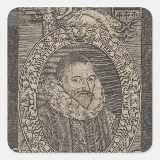 ウィリアム・カムデン, c.1636 スクエアシール (正面)