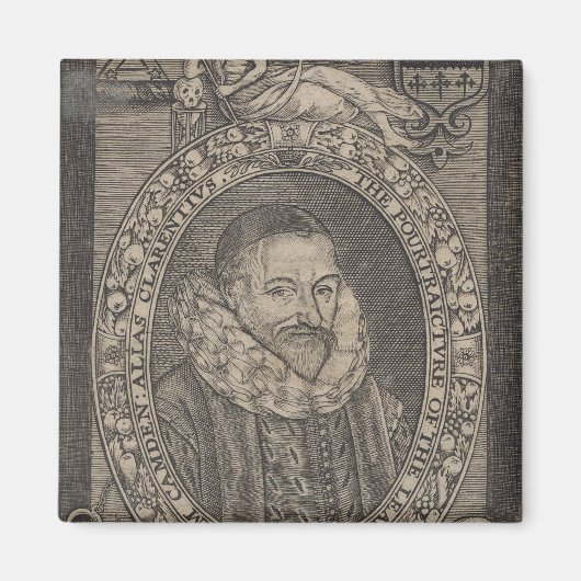 ウィリアム・カムデン, c.1636 マグネット (正面)