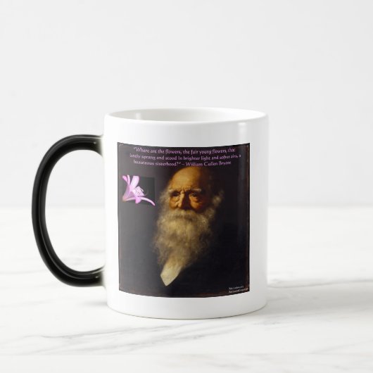 ウィリアム・カレン・ブライアントの花の詩 モーフィングマグカップ (左)