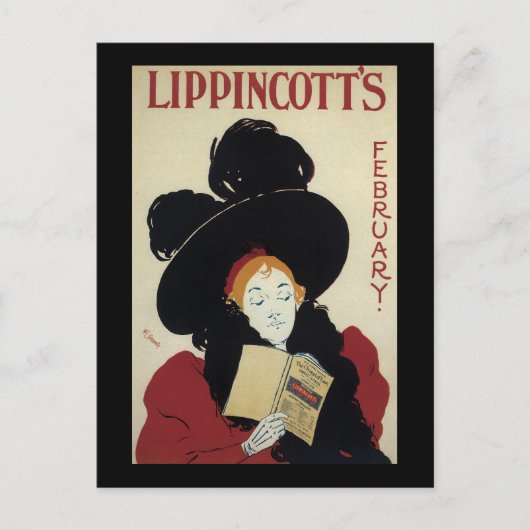 ウィリアム・カーケヴィル・リッピンコットの2月 ポストカード (正面)