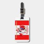 ウィリアム&キャサリン王室のカダツアー記念 ラゲッジタグ (正面縦)